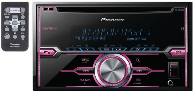 Pioneer FH-X720BT 2-DIN CD Receiver with Mixtrax and Bluetooth