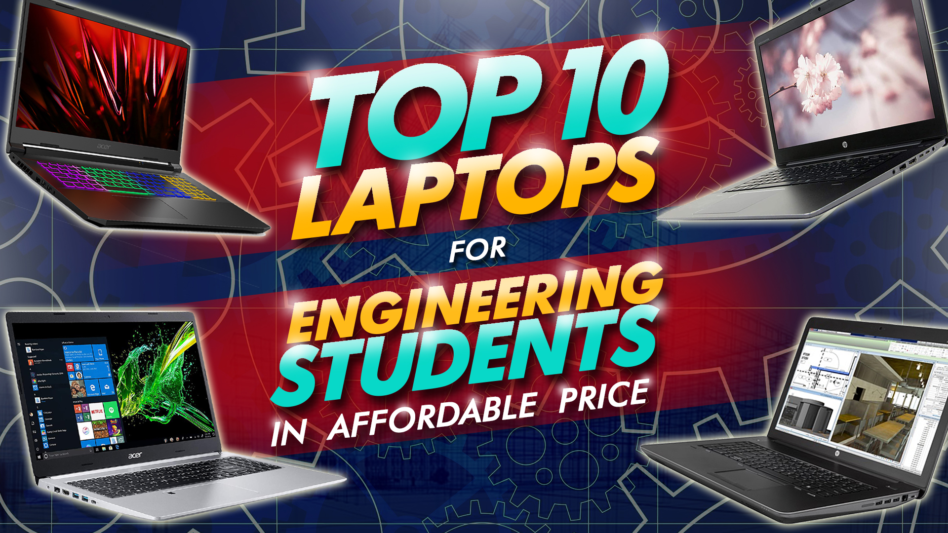 top 10 laptops for engineering students in affordable price