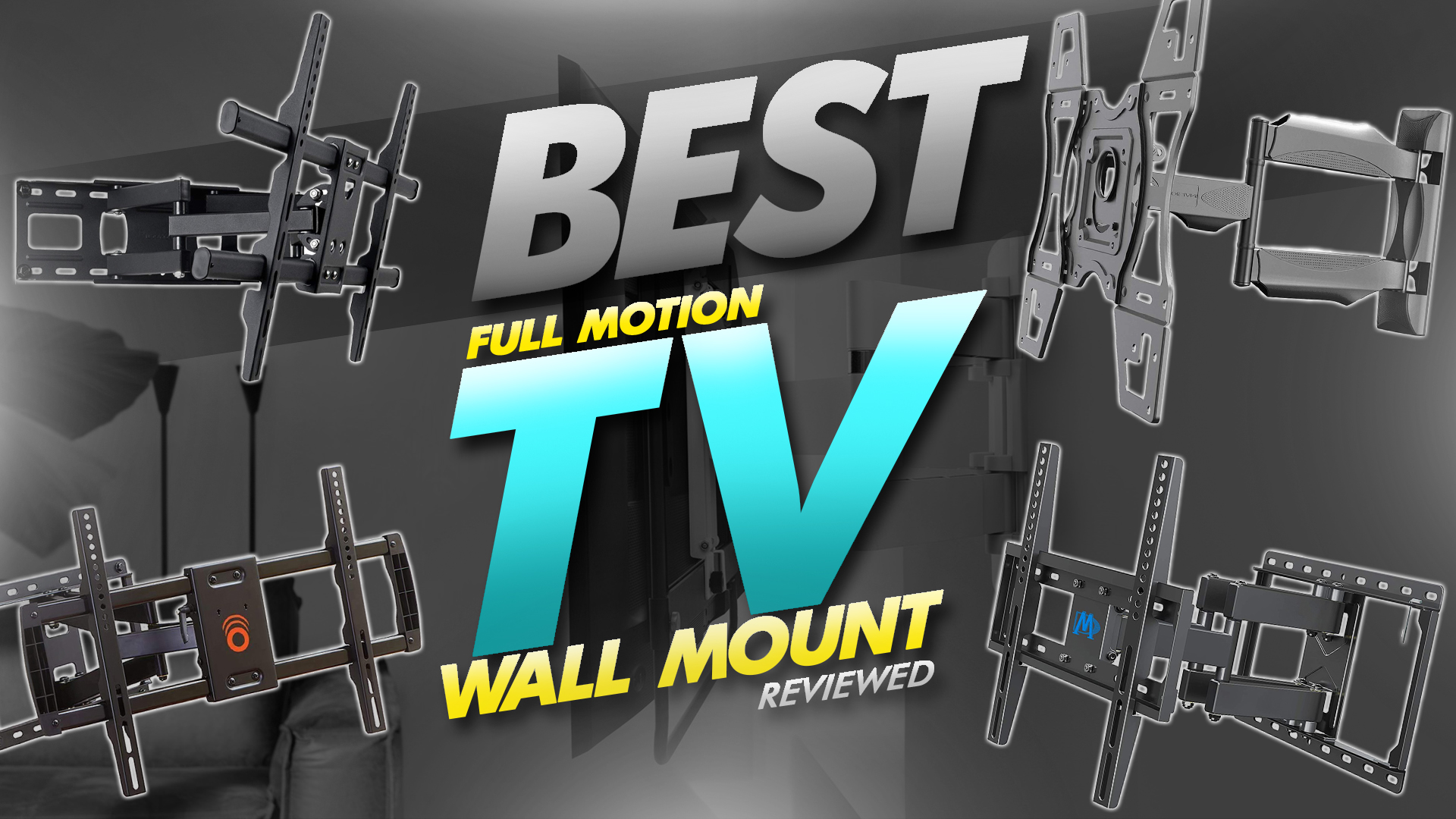 best full motion tv wall mounts reviewed