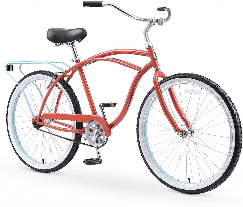 Sixthreezero Around The Block Men's Single Speed Beach Cruiser Bicycle
