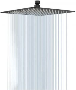 Nearmoon Luxury Square Stainless Steel Rainfall Showerhead