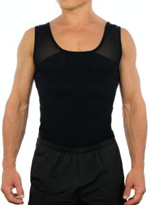 Esteem Apparel Men's Shirt To Hide Gynecomastia Moobs