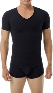 Underworks Cotton Compression V Neck T Shirt